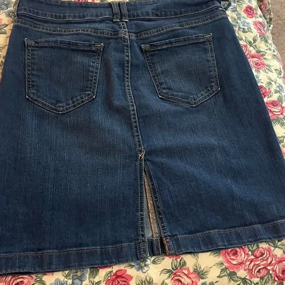 Old Navy, jean skirt